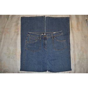 Jones New York Signature Blue Jeans Womens Size 8 Bootcut Medium Wash (G)